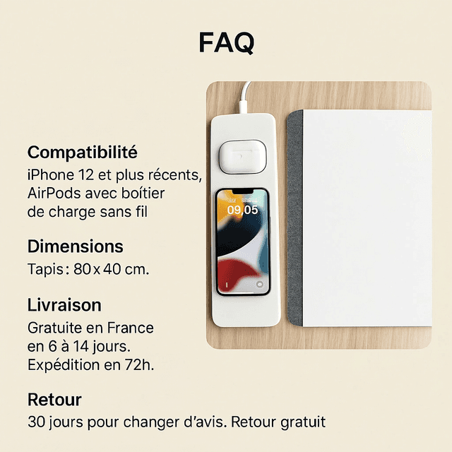 DeskFlow™ — Pad Bureau Premium